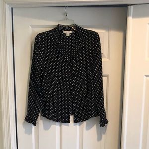 Classic Blouse with Ruffle Cuffs